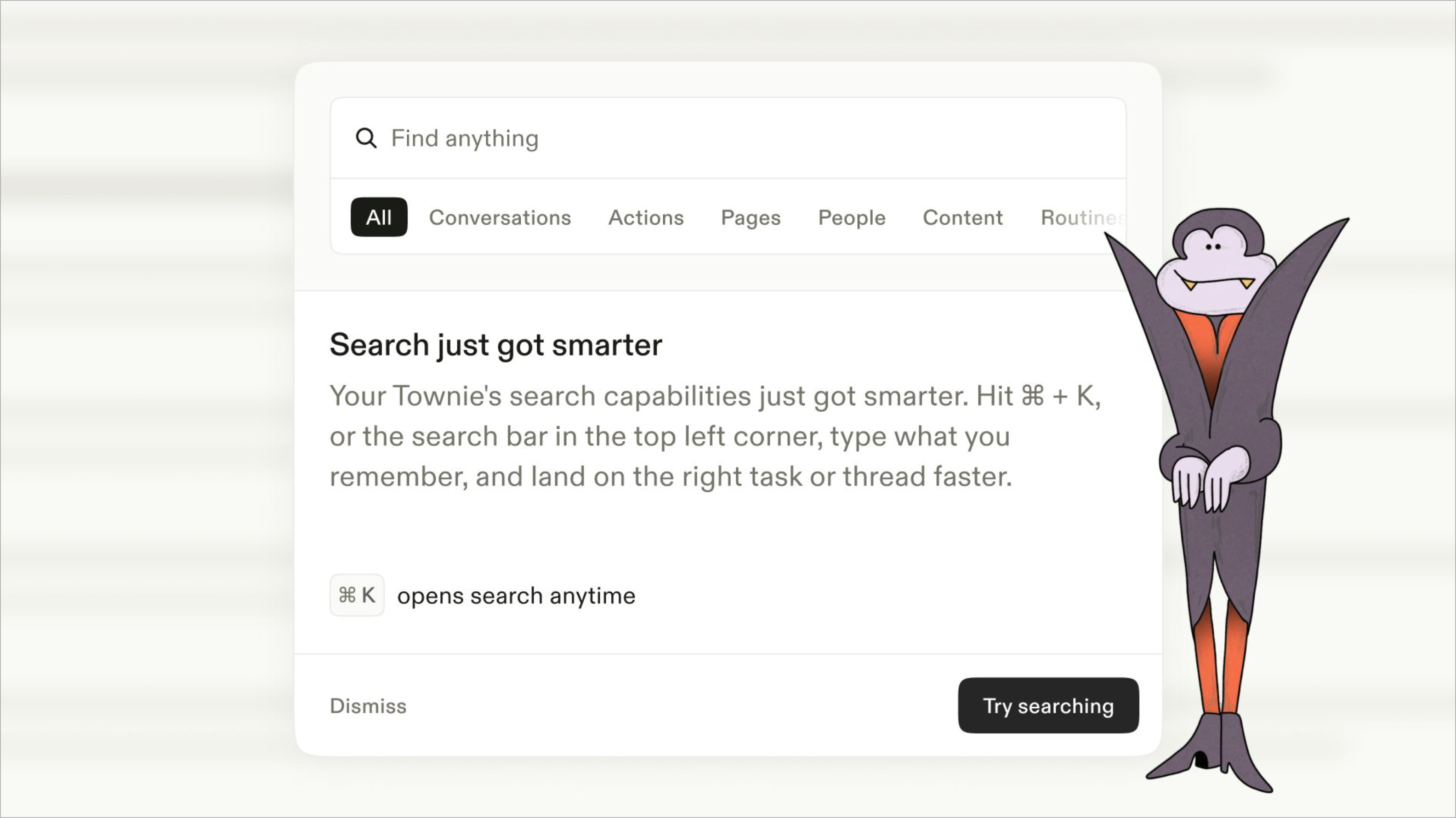 Demo of Search just got smarter